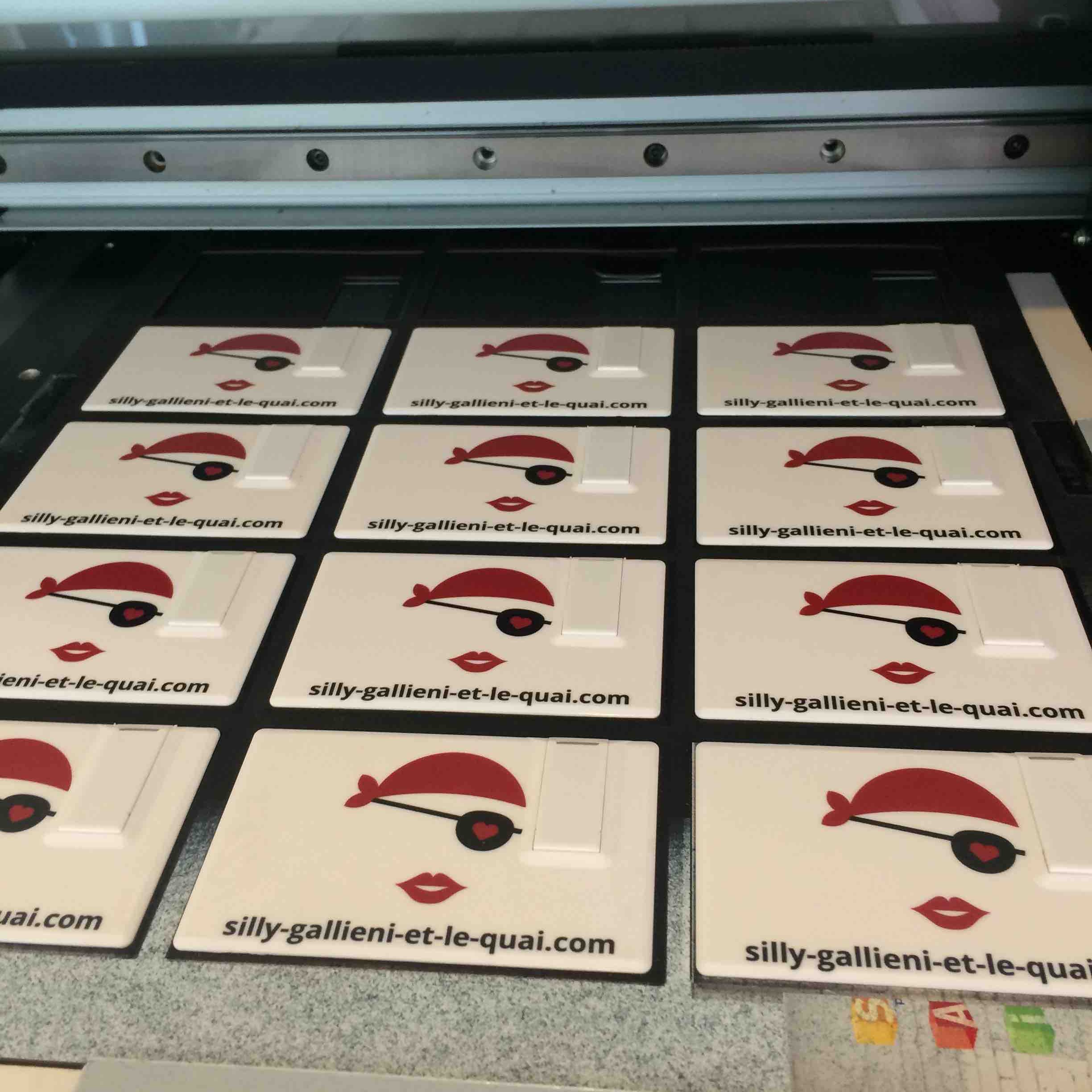 Impression d'emballages de clés usb